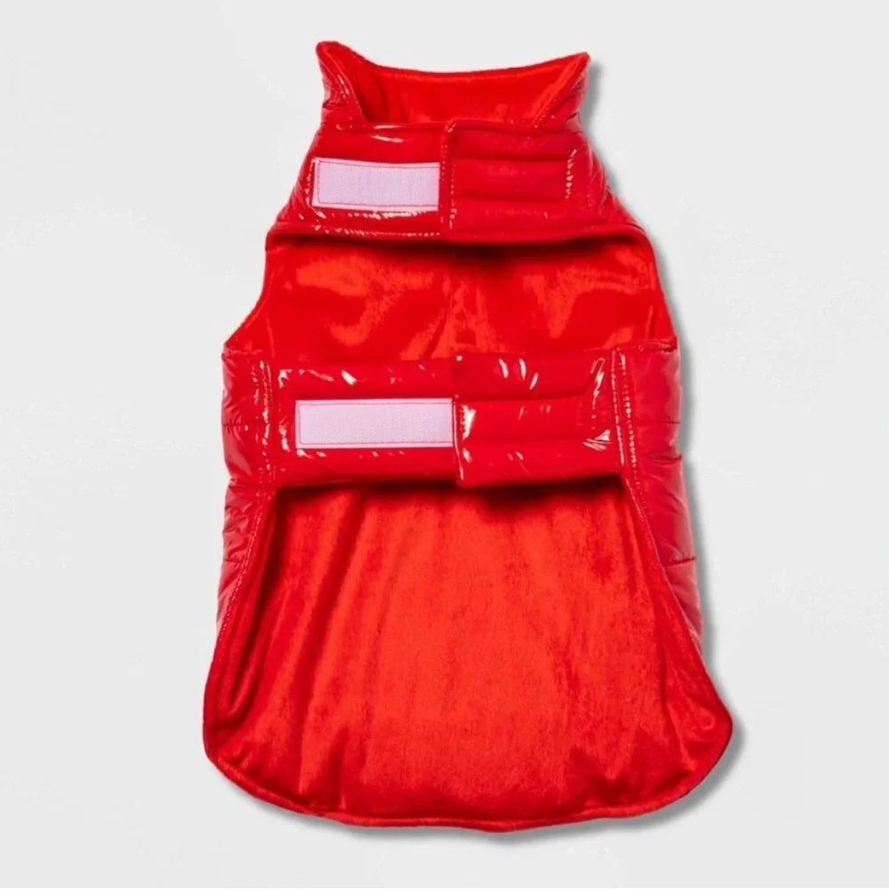 Red Quilted Cat Jacket